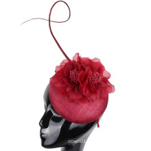 Wholesale Red Flower Fascinators With Decoration Wedding Hair Accessories